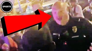 Crowd Confronts Cop After Bar Argument