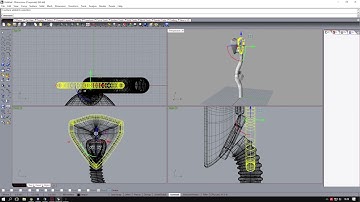 Rhino 5 Flight Mask Modelling Timelapse