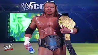 triple h vs y2j vs stephanie\/raw 3\/25\/2002 for the wwf undisputed champion !!