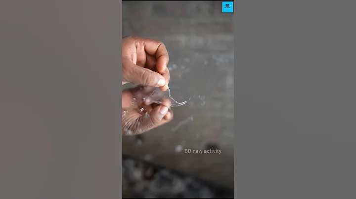 Potato Bioplastic आलू बायोप्लास्टिक #plastic #shortvideo #reels