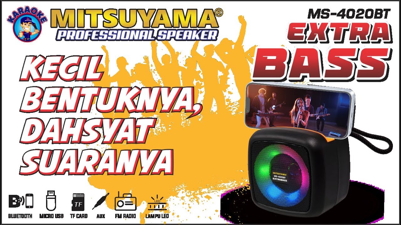 DESAIN MINI, SOUND MAXI | MS-4020BT EXTRABASS