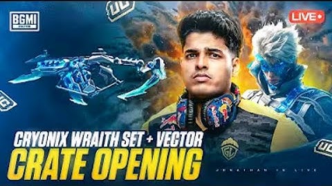 1,00,000 CRYONIX SET + VECTOR OPENING | JONATHAN IS BACK!! | BGMI! #jonathangaming 