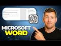 How to integrate ChatGPT with Microsoft Word