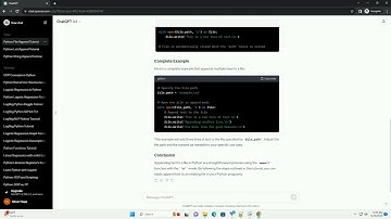 python append text file