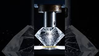 Could a Diamond Actually Stop a Hydraulic Press? 🤔 #science #technology #innovation