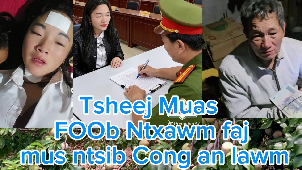 Tsheej Muas FOOB Ntxawm faj & ntxawm txiv mus ntsib Cong an(tub ceev xwm) lawm