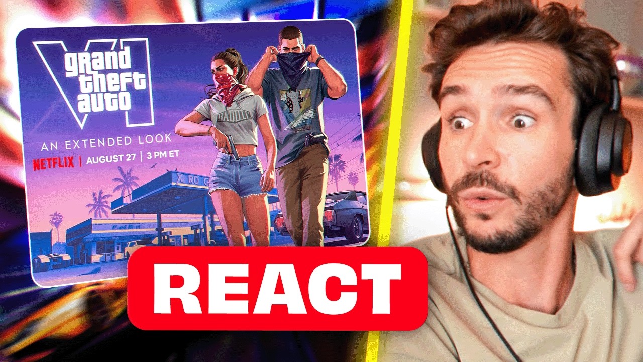 ON DÉCOUVRE DES IMAGES INÉDITES DE GTA 6 ! (REACT à l'aperçu Netflix)