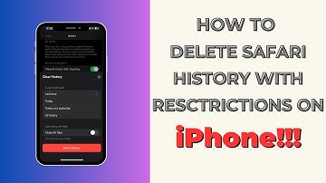 How To Delete Safari History With Restrictions