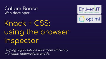 Knack + CSS: using the browser inspector to help write CSS
