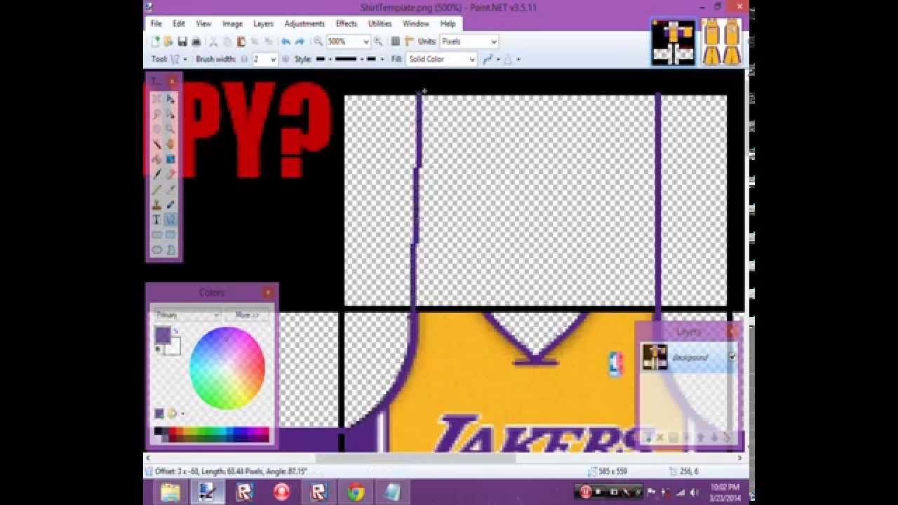 Roblox Basketball Player Templates With Red Jersey and 