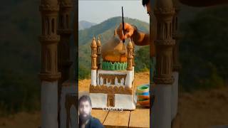 Beautiful handmade design of clay mosque #shorts #ytshorts #beautiful