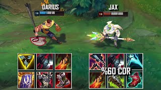 MATHEMATICALLY CORRECT JAX vs DARIUS FULL BUILD FIGHTS & Best Pentakills!