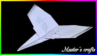 bat paper airplane