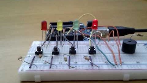 Arduino clone of the classic Simon game.