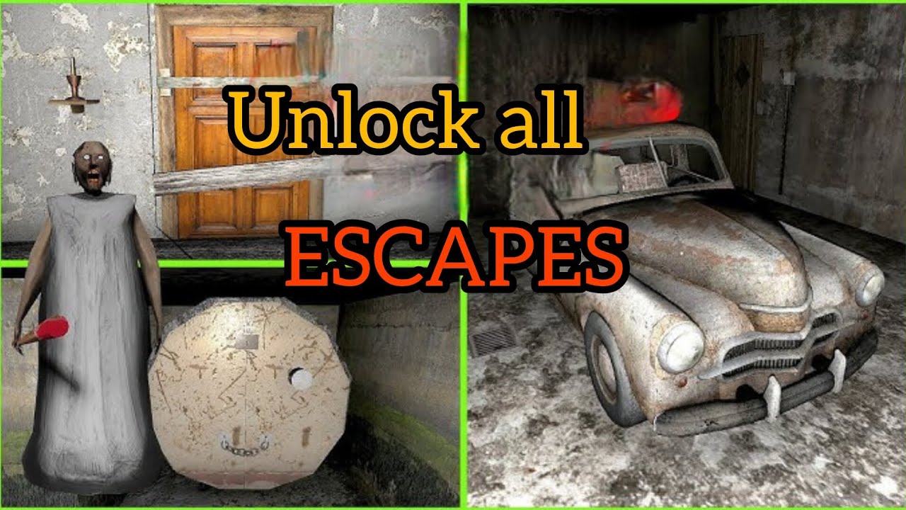 Granny 1 ALL ESCAPES🔒
