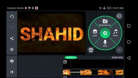 Fire Text Effect in KineMaster - KineMaster Tutorial