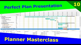 Planner Masterclass - 10 - Plan presentation