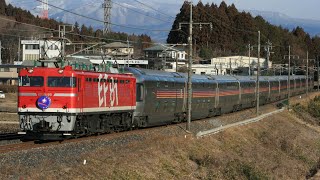 JR東日本 EF81-95牽引 8010レ 寝台特急カシオペア 上野行き JR東北本線 矢板～片岡 区間