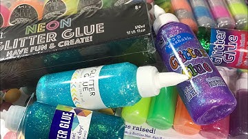 Will it SLIME?!? Glitter Glue Edition {Fails??} ~slimeypandazzz