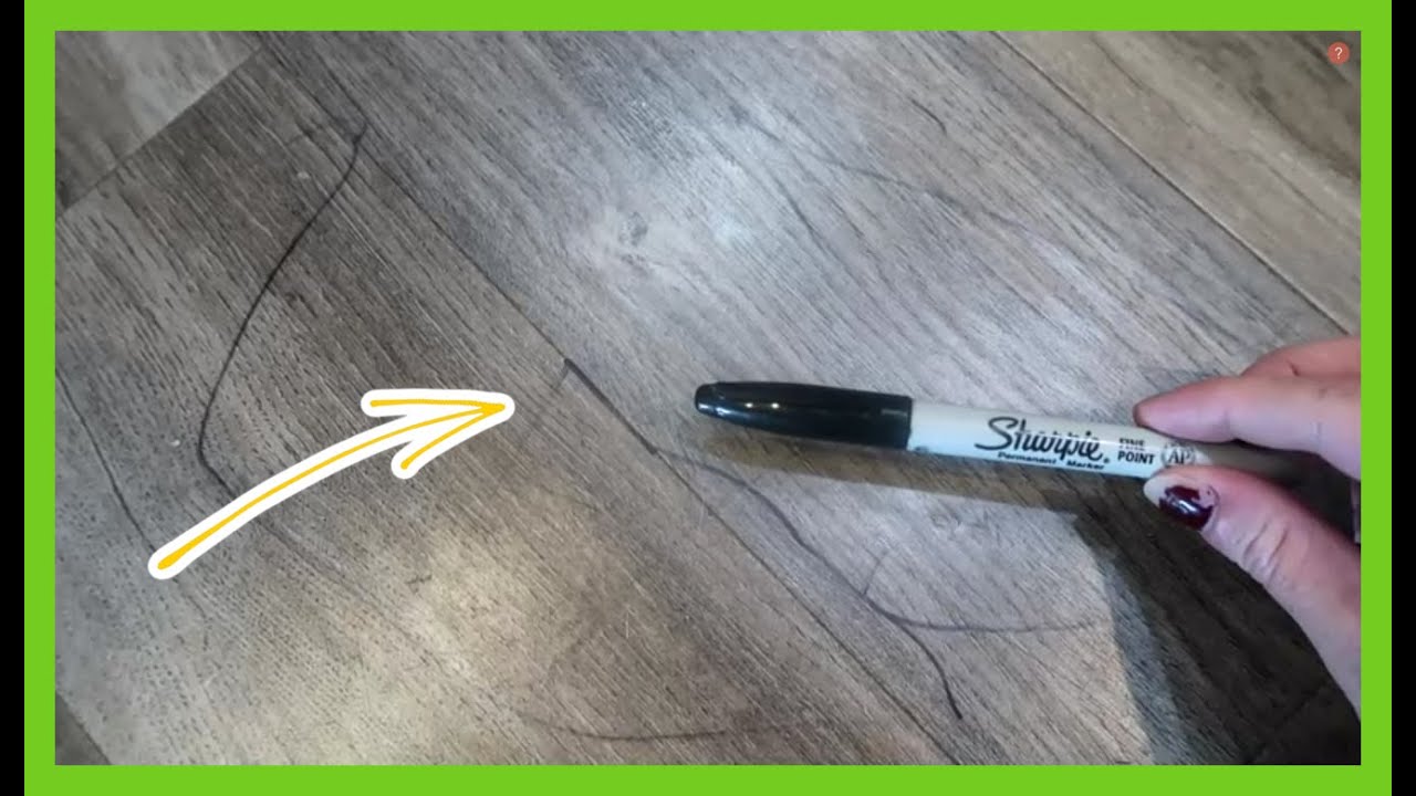How To Remove Sharpie Off Laminate Flooring | Get Sharpie Off Wood Floors | Teach Me How To Clean