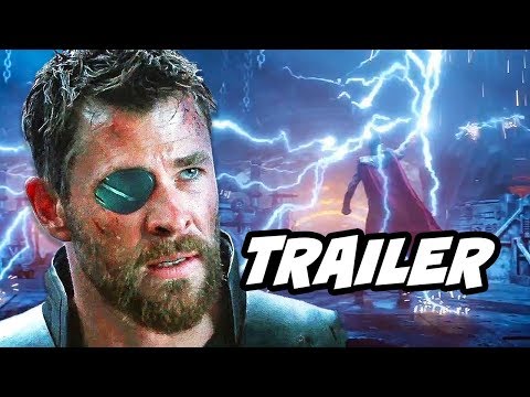 Avengers Infinity War Scene - Thor and Infinity Stones Marvel Easter Eggs