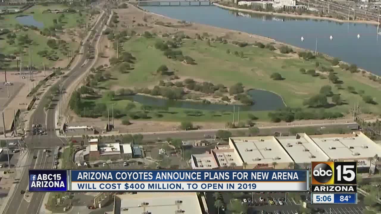 Phoenix Coyotes building new arena in Tempe YouTube
