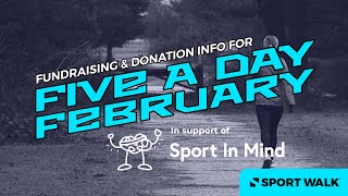 Five A Day February - How you can fundraise for or donate to Sport In Mind