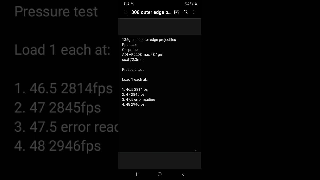 Outer Edge Projectiles 135grn HP Test With AR2208