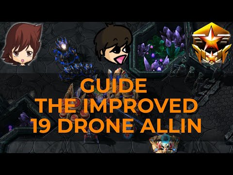 GUIDE - The new 19 Drone Allin - ZvP - Analyzing Serral's Build Order - Starcraft 2