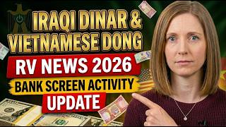 Iraqi Dinar & Vietnamese Dong RV News 2026  Bank Screen Activity Update