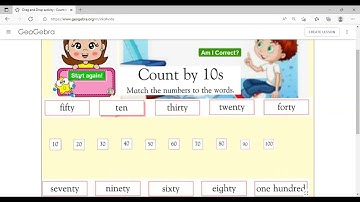 Class-75: Drag and Drop activity showing match the following