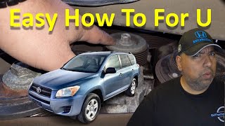 How To Replace Serpentine Belt 09-17 Toyota RAV4 V6 ( The DIY Way! )