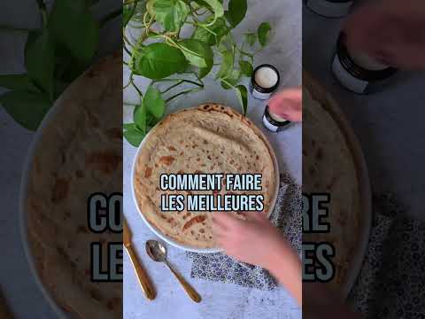 LES MEILLEURES CRÊPES VÉGÉTALE DE TA VIE 🥞🌱 (sans œufs, sans lait, sans beurre) #vegan