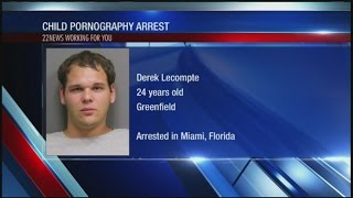 Greenfield man wanted for child porn charges arrested in Florida