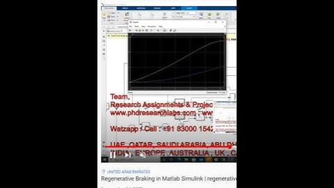 Regenerative Braking in Matlab Simulink - regenerative braking SIMULINK - EV - Electric Vehicle
