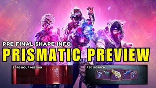 DESTINY 2 - EXOTIC CLASS ITEMS AND PRISMATIC INFO (TWID)