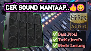 Tajamnya Karang cek Sound Instrumen dangdut