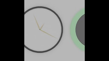 clocks blender animation