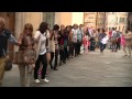 Il video della catena umana per il Magenta Day - Siena 2019