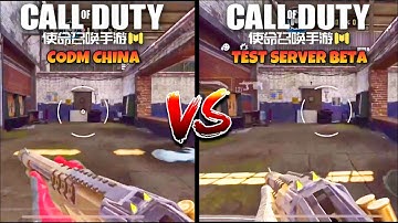 Call Of Duty Mobile China vs Call Of Duty Mobile China Beta Test Server Change Moved With the Weapon