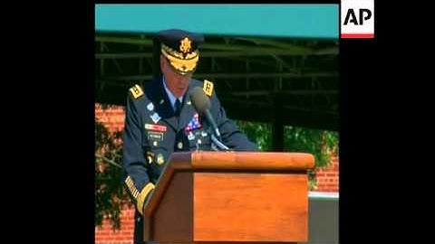 Gen. David Petraeus bids farewell to the Army that has been his life and the troops that have been h