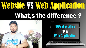 Difference between website and web application ? in urdu /hindi