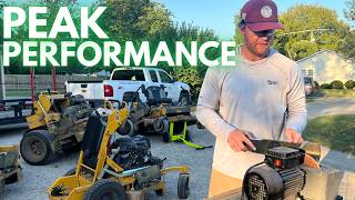 WEEKLY lawn mower MAINTENANCE like a PRO - Sharpening, Greasing, Cleaning