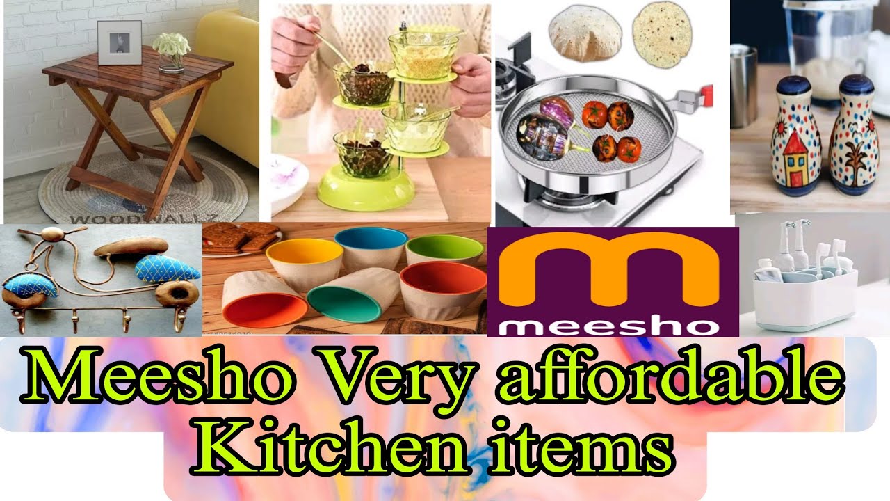 Meesho* kitchen & home products very very affordable 👌Meesho