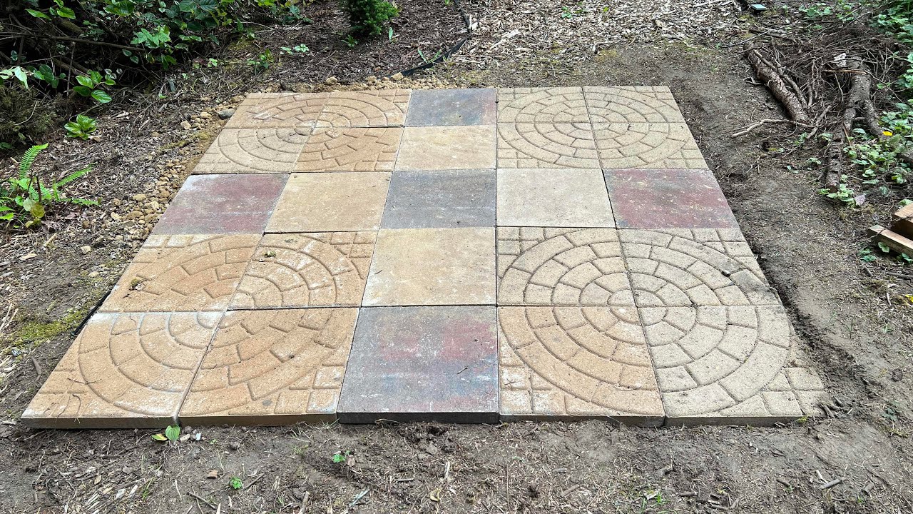 Laying a Paver Patio for a Gazebo YouTube