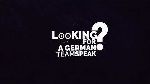 Teamspeak server Vorstellung !