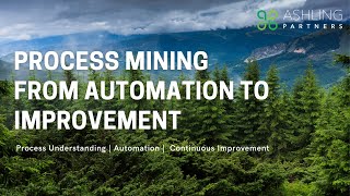 Leveraging Process Mining For Process Understanding, Automation, and Continuous Improvement