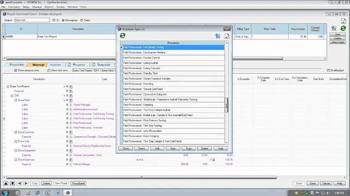 Ajera Training Video: Part 2(b) - Budgeting in Ajera