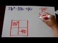 Factoring Trinomials Quiz