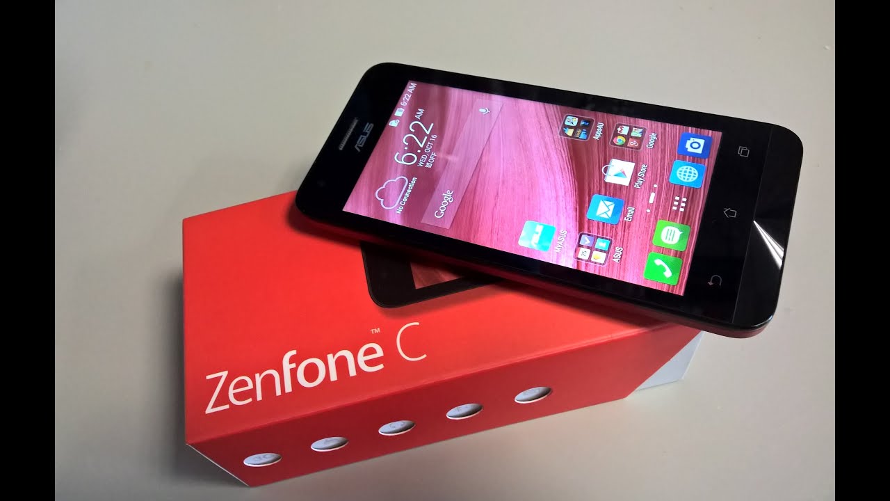 Unboxing Asus ZenFone C Z007 ZC451CG review - YouTube